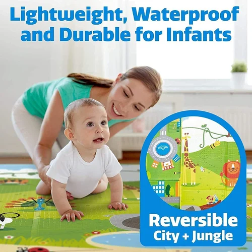 Play Mat for Babies (Double-Sided Waterproof)